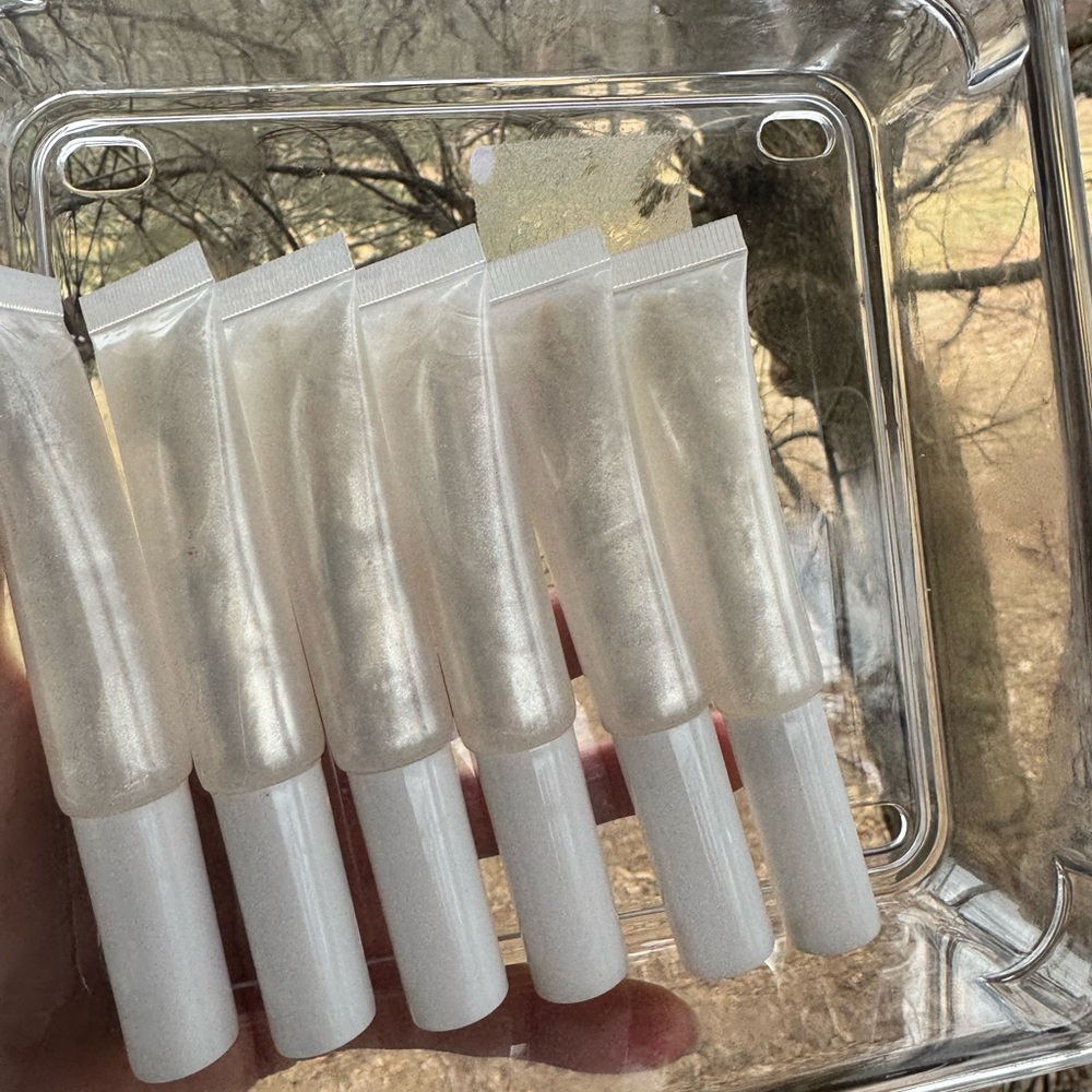 Transparent fairy lip gloss, moisturizing, long lasting